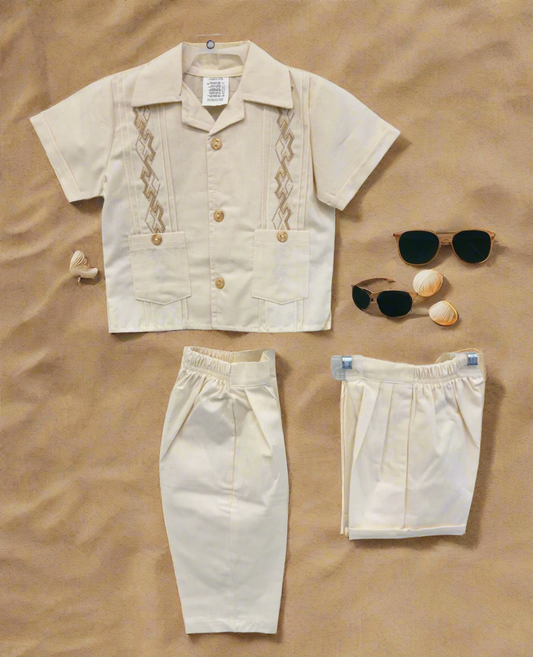 Boys Guayabera Sets (123 Cross)