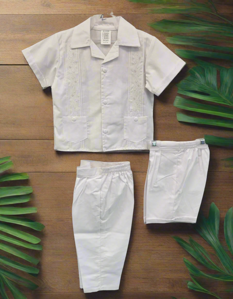 Boys Guayabera Sets (123 Cross)