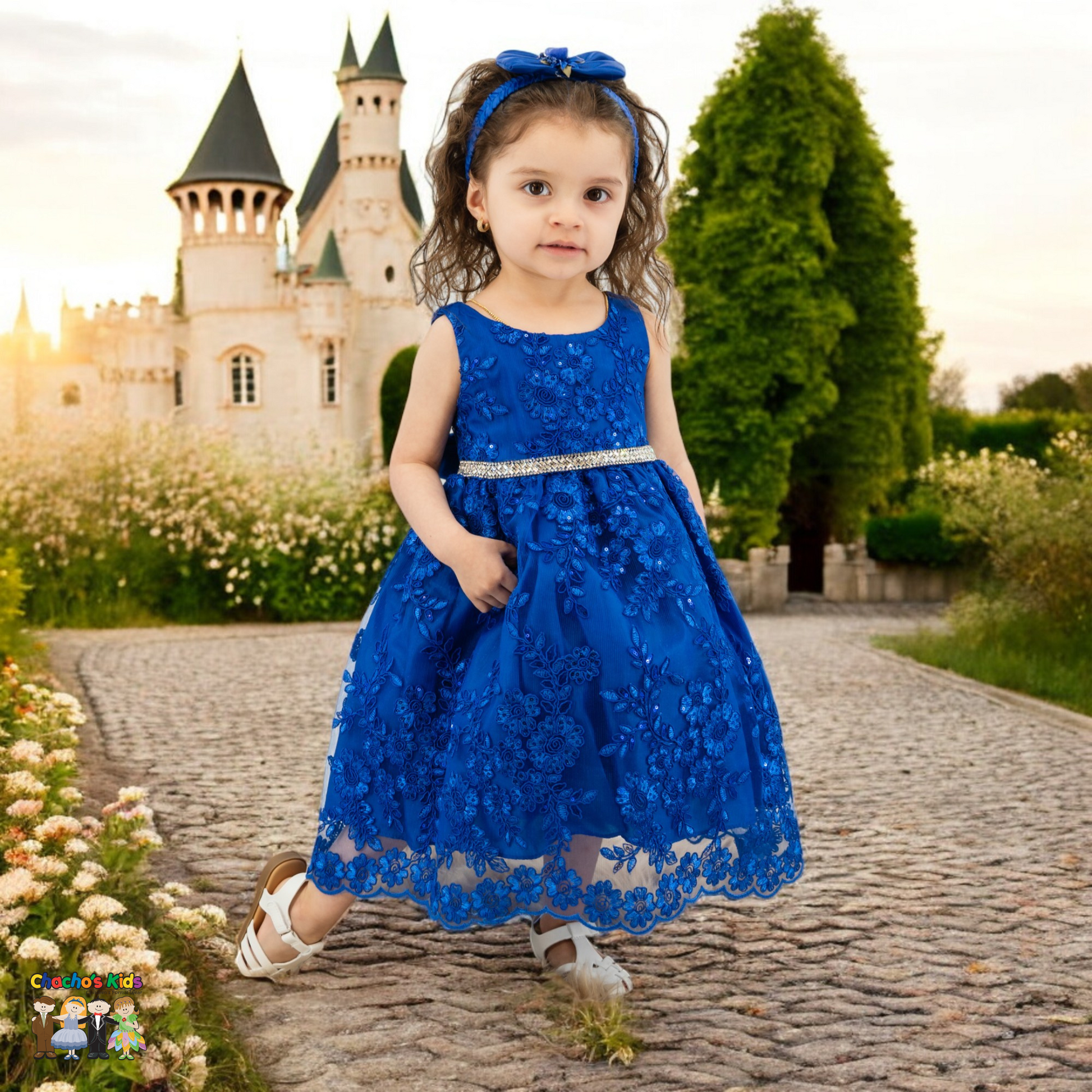 Navy Toddler Flower Girl Dresses Navy Blue One Shoulder Tulle