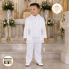 Boys Baptism Suit-Virgin Mary Embroidery (Silver)
