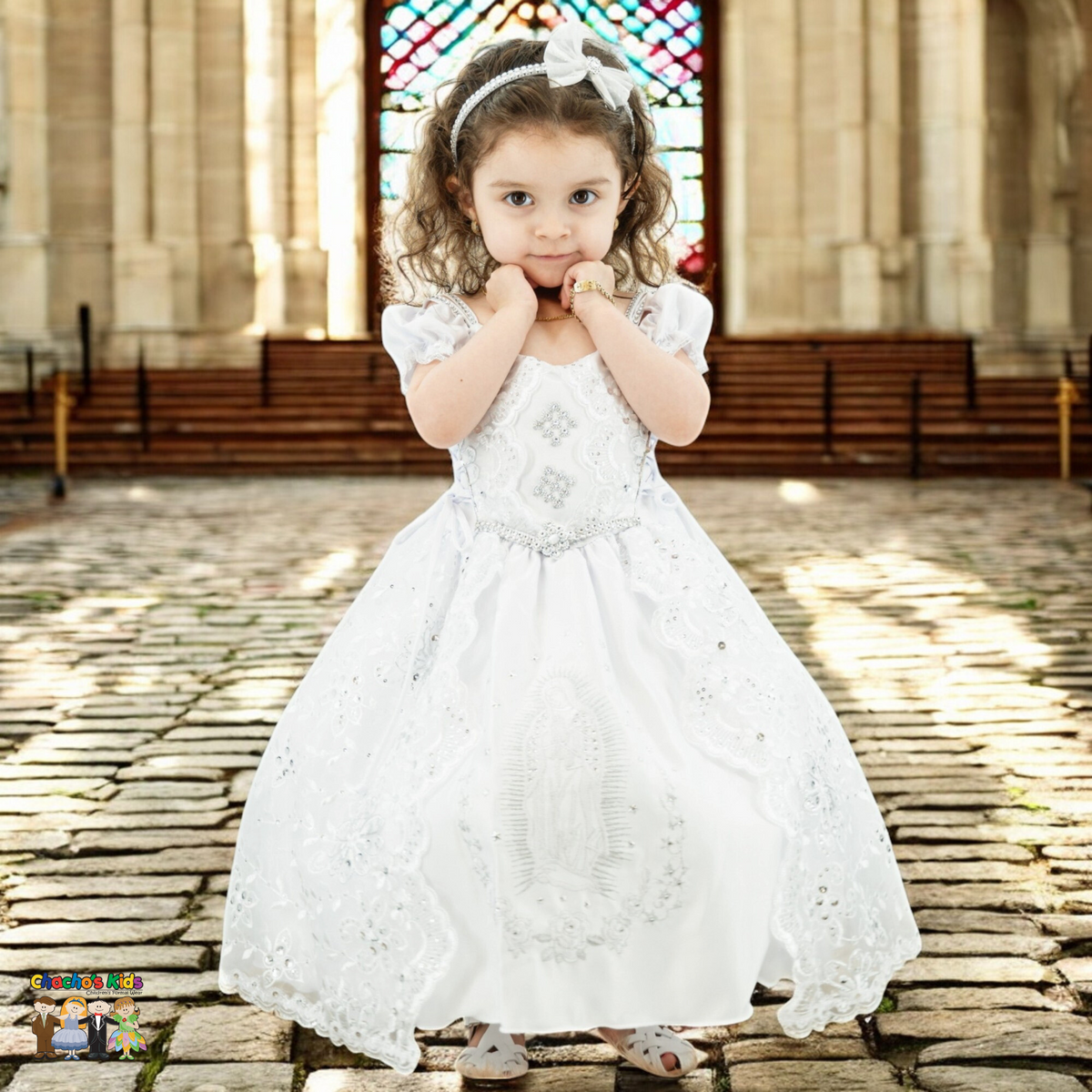Girls Baptism Dress (B-594)