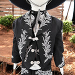 Charro Suit (7-Piece) (Black/Horse/Silver)-Boys-Chacho's Kids