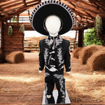 Charro Suit (7-Piece) (Black/Horse/Silver)-Boys-0-Chacho's Kids