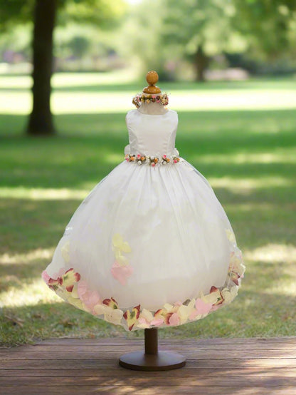 Party/Flower Girl Dress (D1100) Pink / 12