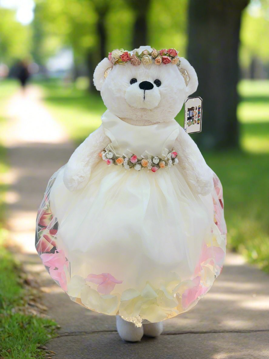 Wedding and flower girl Dress Memory offers Bear