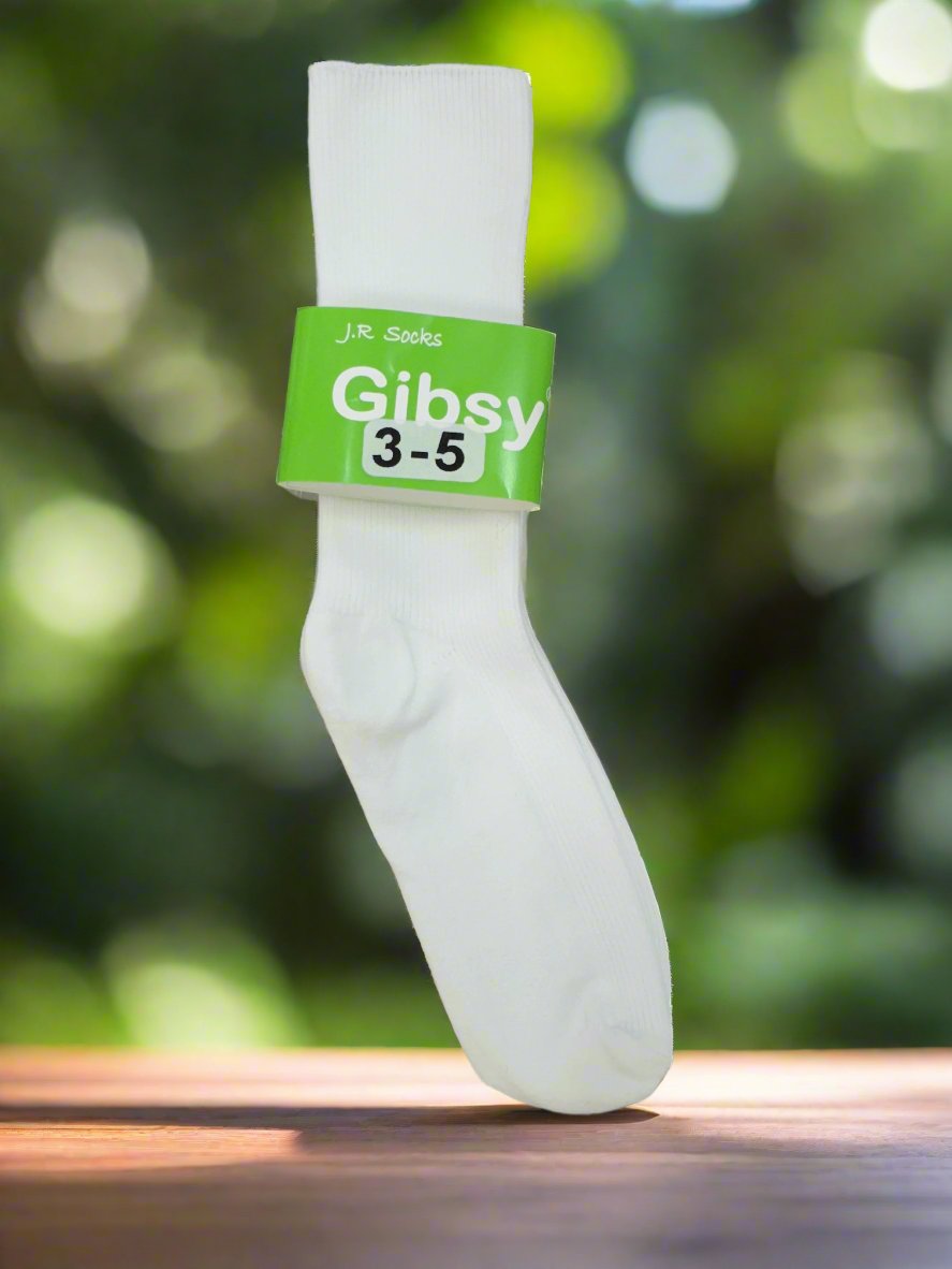 Baby/Toddler Dress Socks (Gibsy)-Boys-White-3-5-Chacho’s Kids