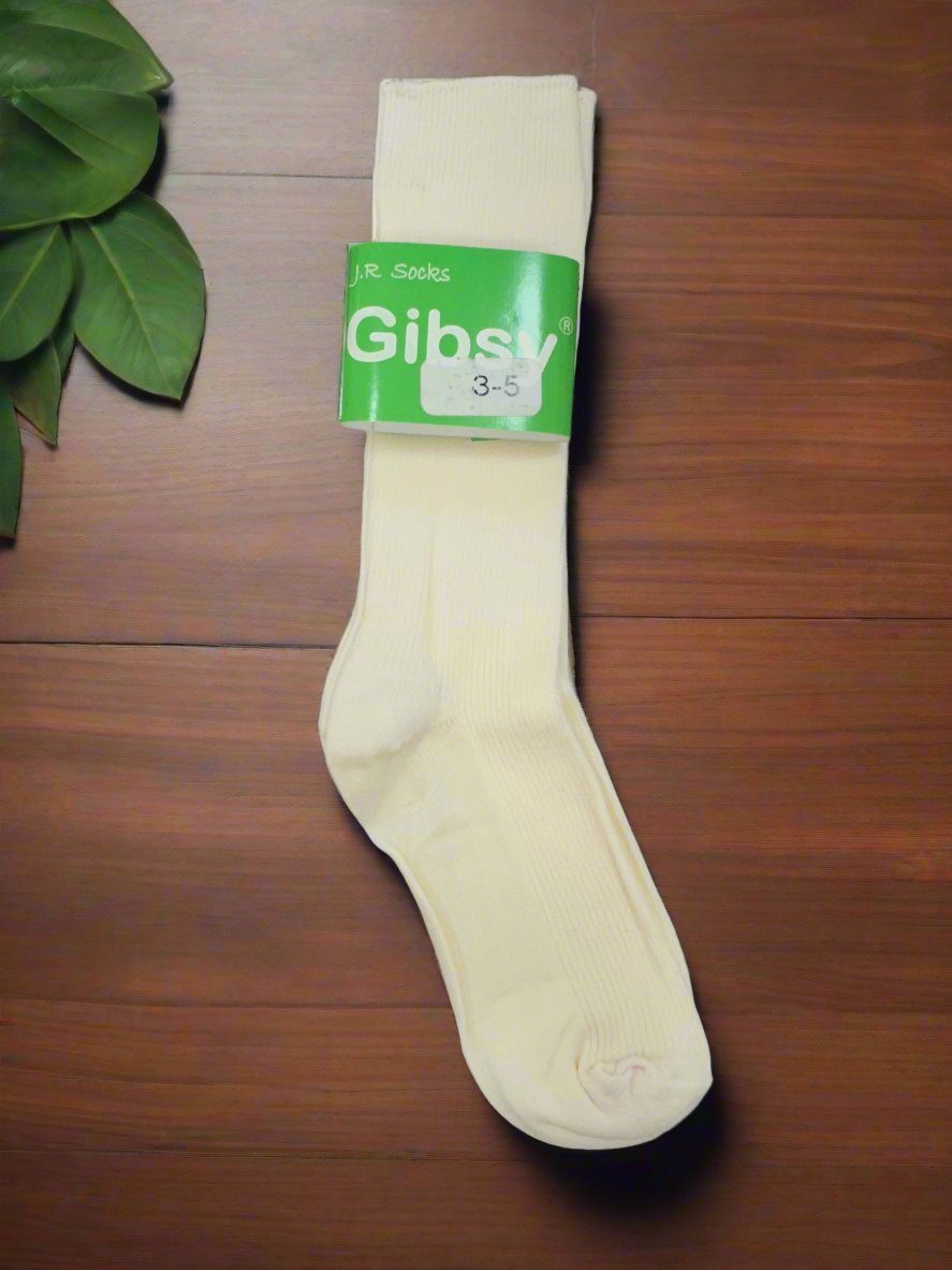 Baby/Toddler Dress Socks (Gibsy)-Boys-Ivory-3-5-Chacho’s Kids