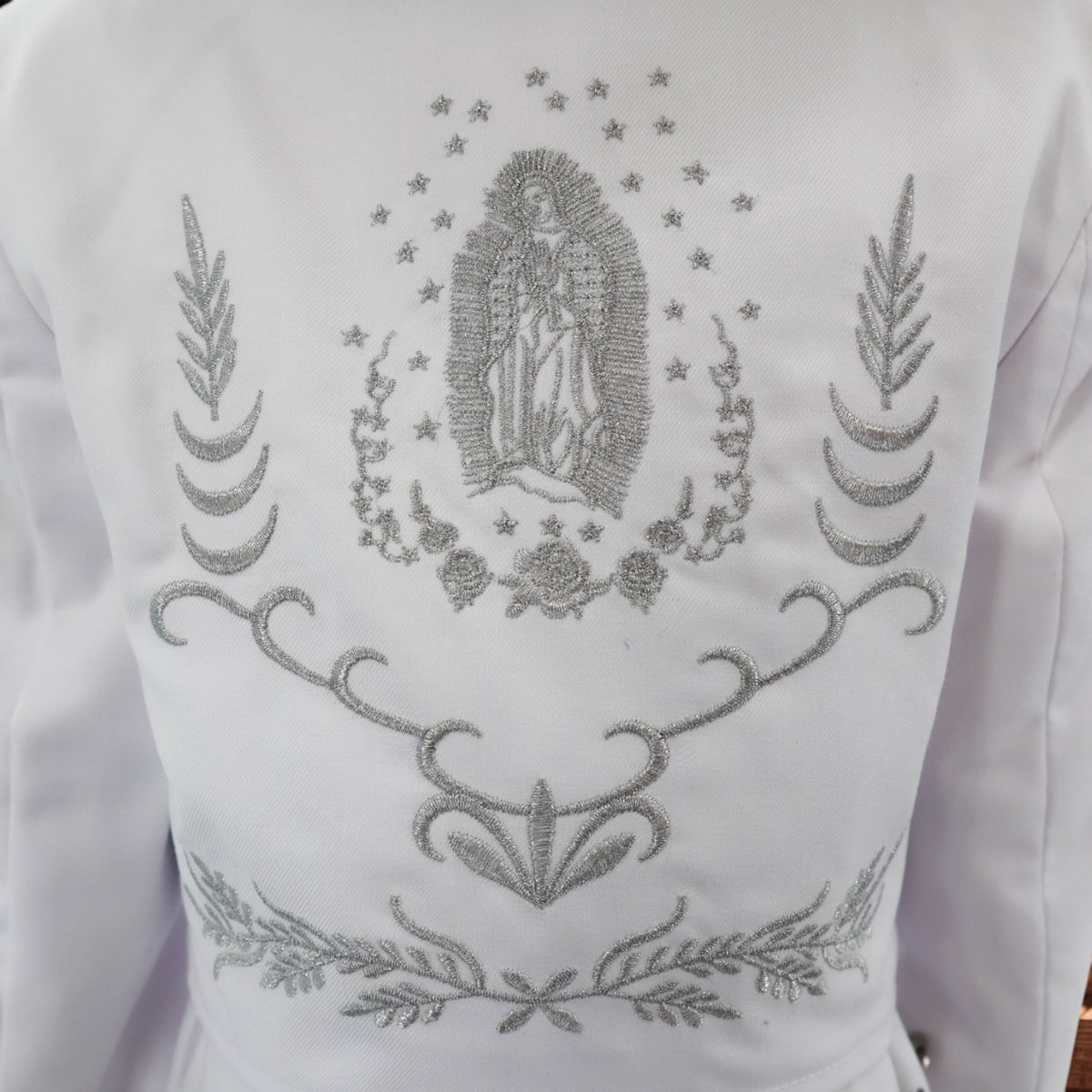 Charro Baptism (7-Piece) (White/Virgin/Silver)-Boys-Chacho's Kids