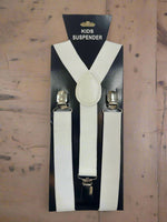 Toddler Suspenders (SPT-02)-Boys-White-Chacho’s Kids