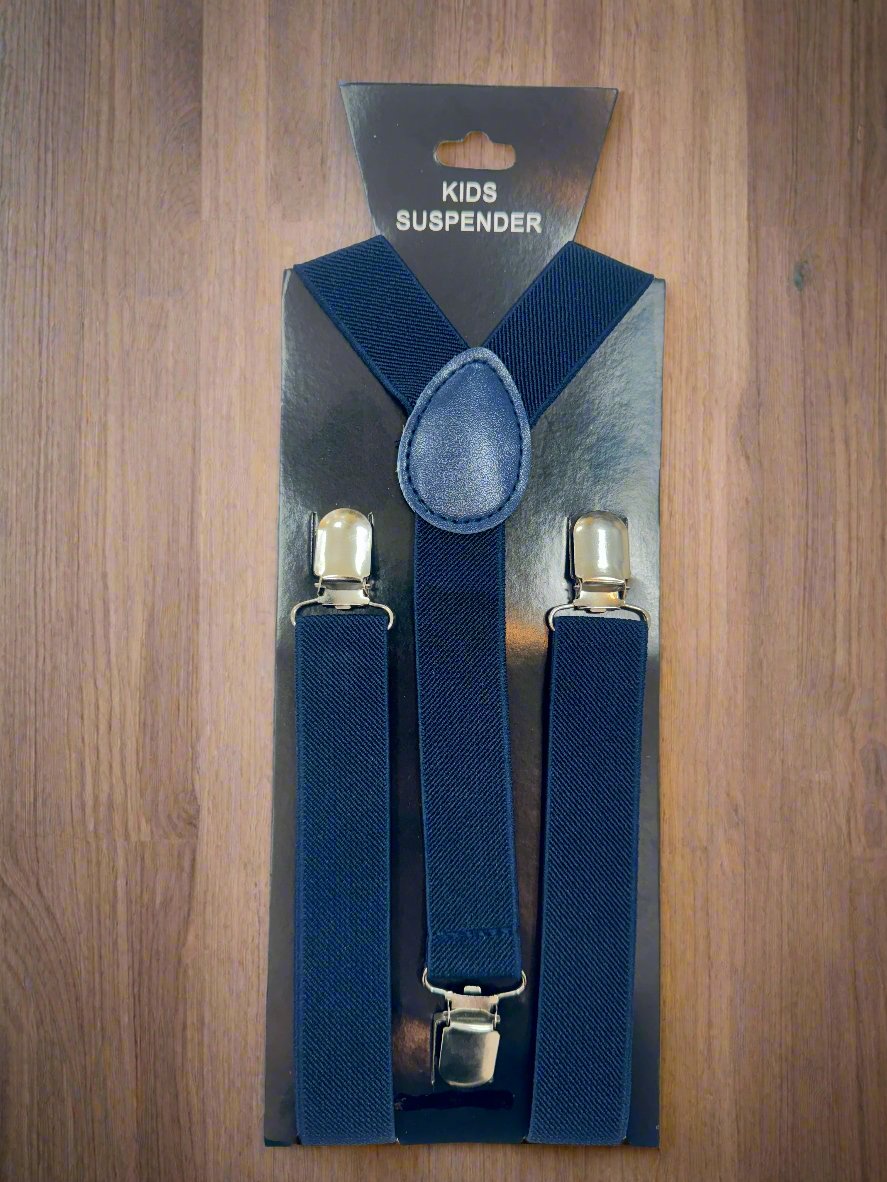 Toddler Suspenders (SPT-02)-Boys-Navy Blue-Chacho’s Kids