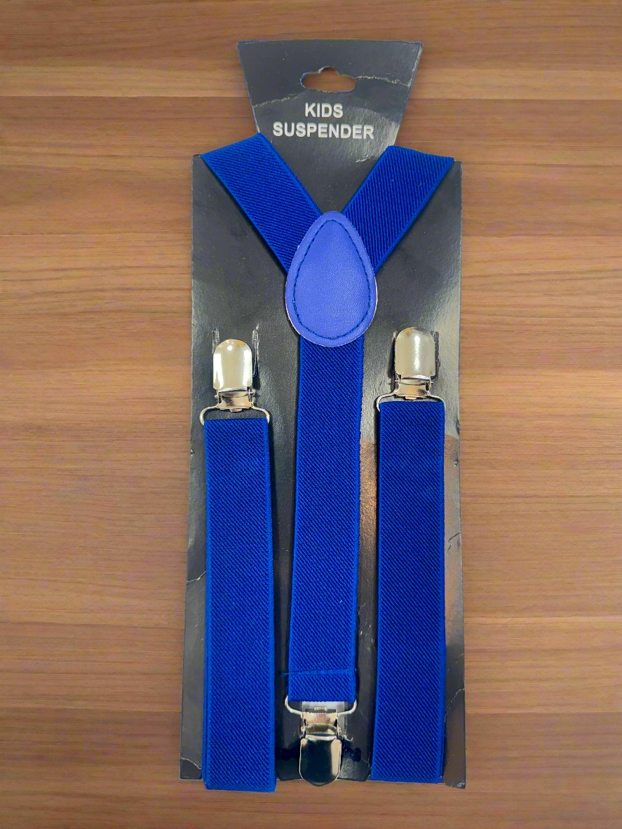 Toddler Suspenders (SPT-02)-Boys-Royal Blue-Chacho’s Kids