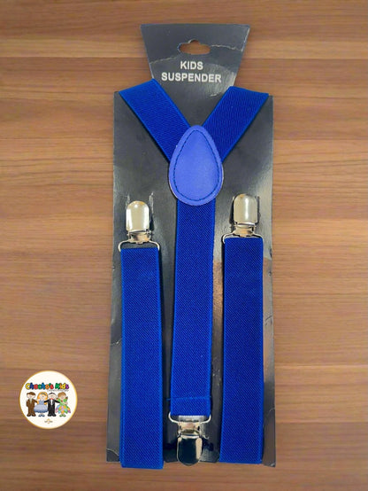 Kids Suspenders- Royal Blue (SPT-02)