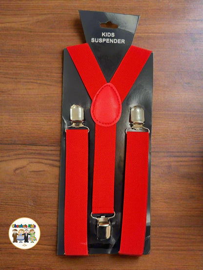 Kids Suspenders- Red (SPT-02)