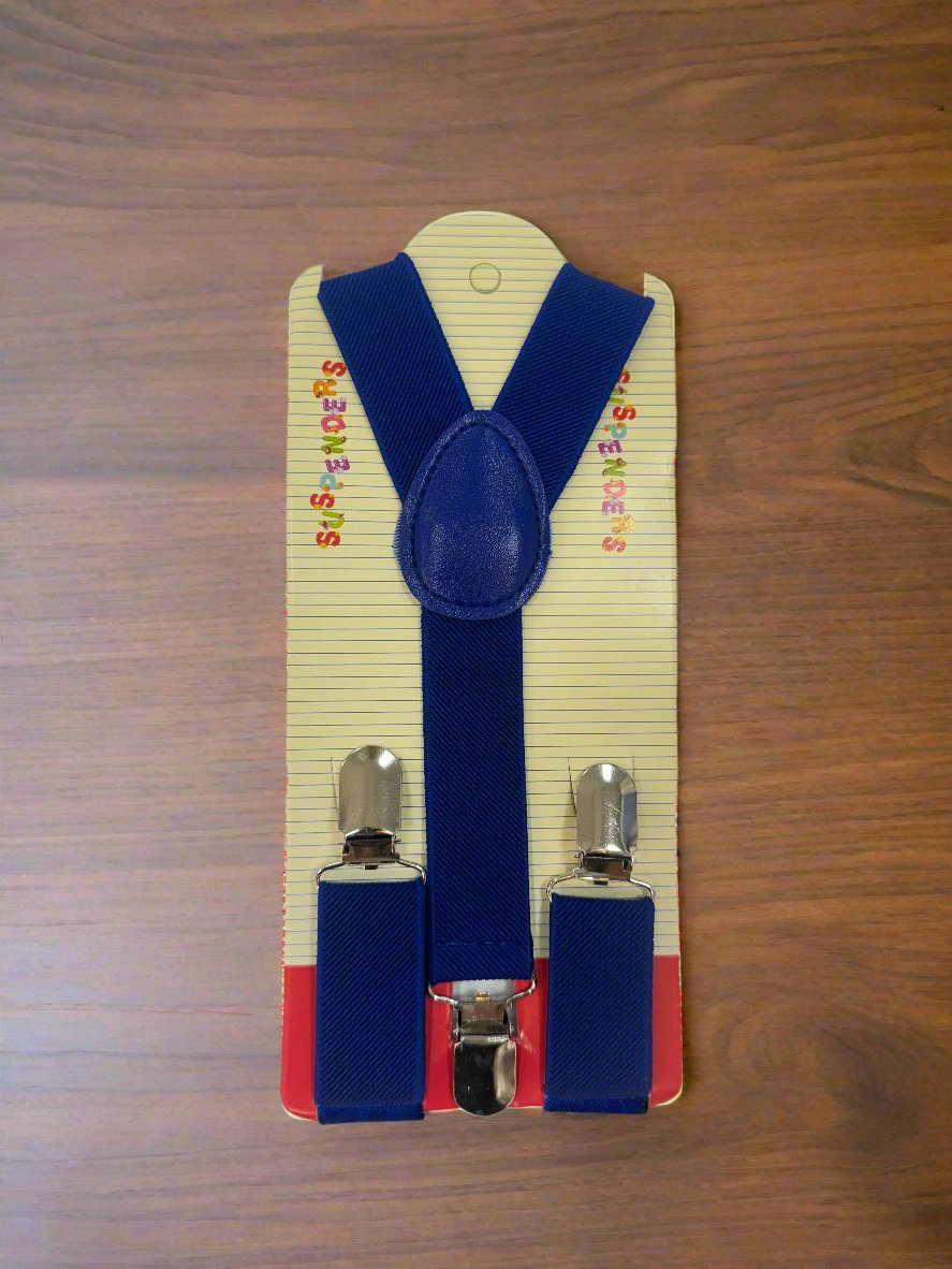 Toddler Suspenders (SPT-01)-Boys-Royal Blue-Chacho’s Kids