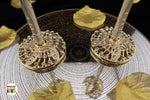 Super Elegant Wedding Wine Cups/ Wedding Flutes Set-Gold-805-Wedding Accessories-Chacho's Kids