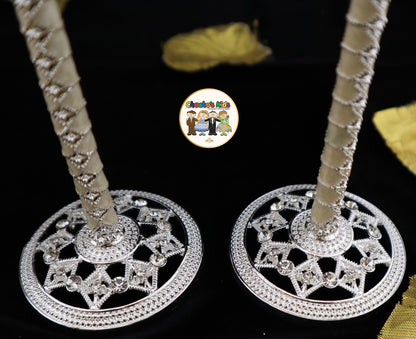 Wedding Flutes & Serving Set-Silver-800