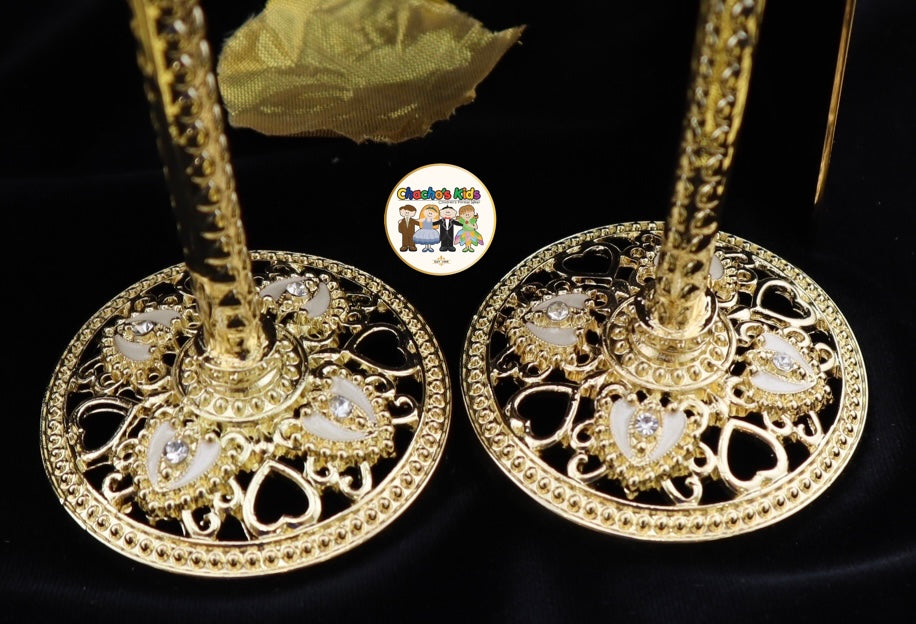 Wedding Flutes & Serving Set-Gold-807