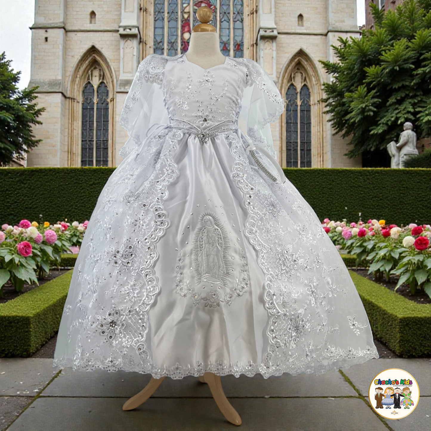 Girls Baptism Dress (B619)