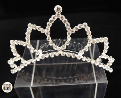 Girls Princess Tiara-Silver (TR-164)