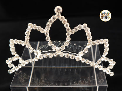 Girls Princess Tiara-Silver (TR-164)