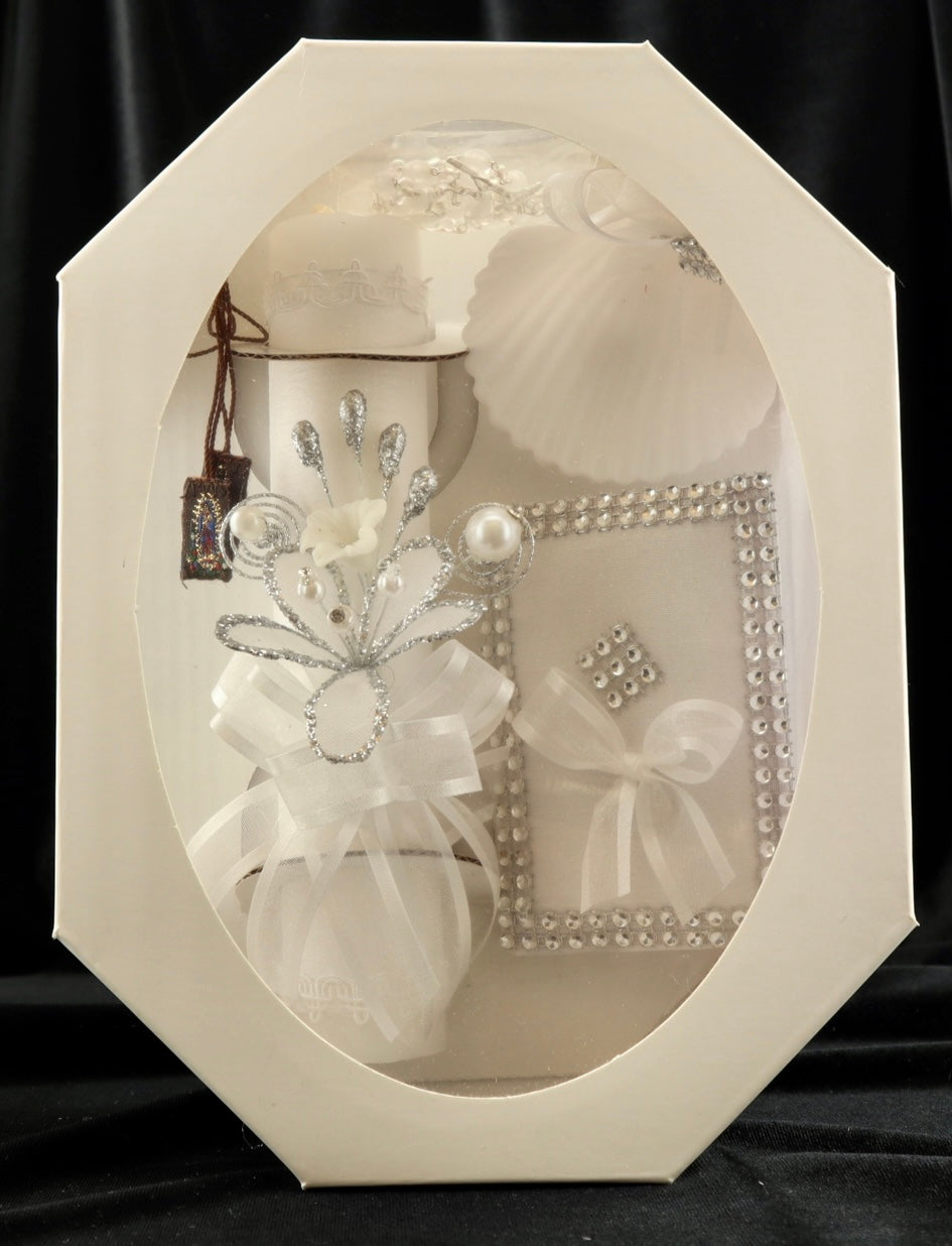 6 Piece Baptism Candle Set (Spanish)