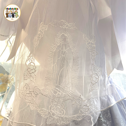 Communion Veils (VE-Virgin Mary)-White
