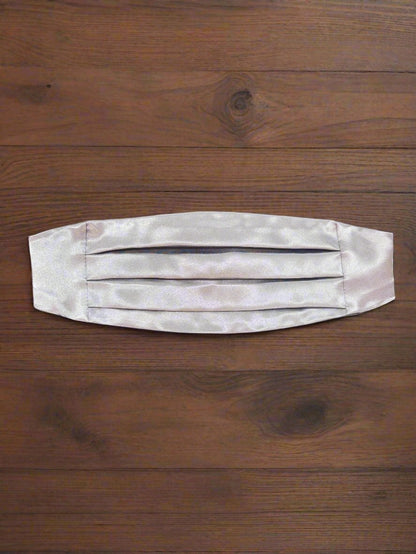 Satin Cummerbund (Silver)-Boys-Chacho’s Kids