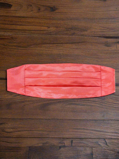 Satin Cummerbund (Coral)-Boys-Chacho’s Kids