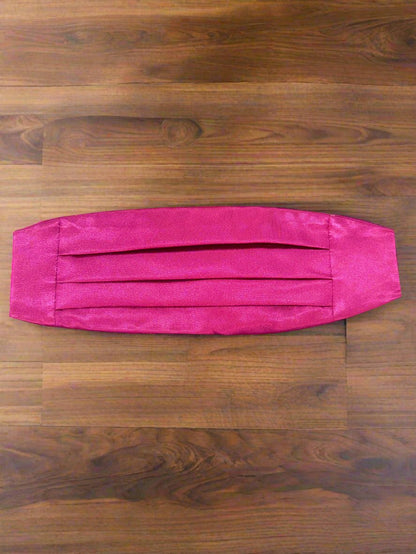 Satin Cummerbund (Fuchsia)-Boys-Chacho’s Kids