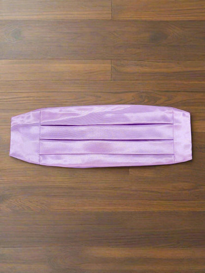 Satin Cummerbund (Lilac)-Boys-Chacho’s Kids