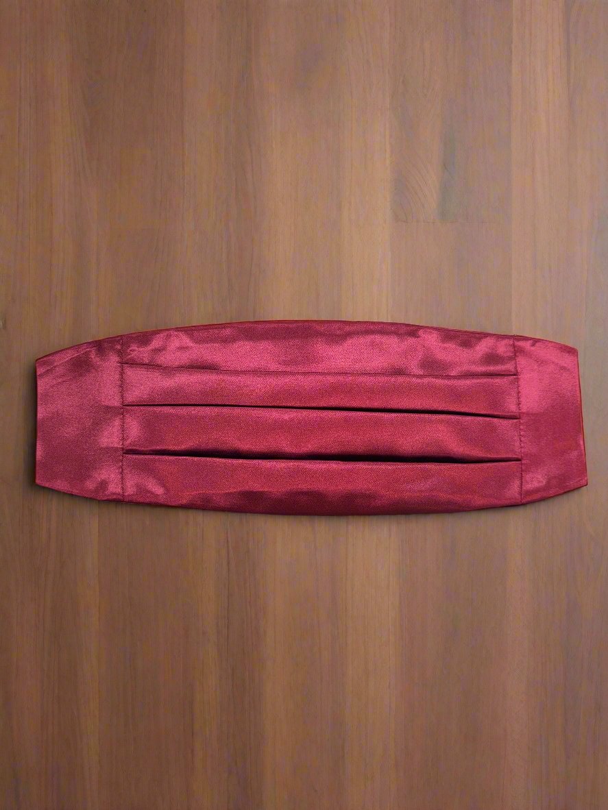 Boys Burgundy Cummerbund