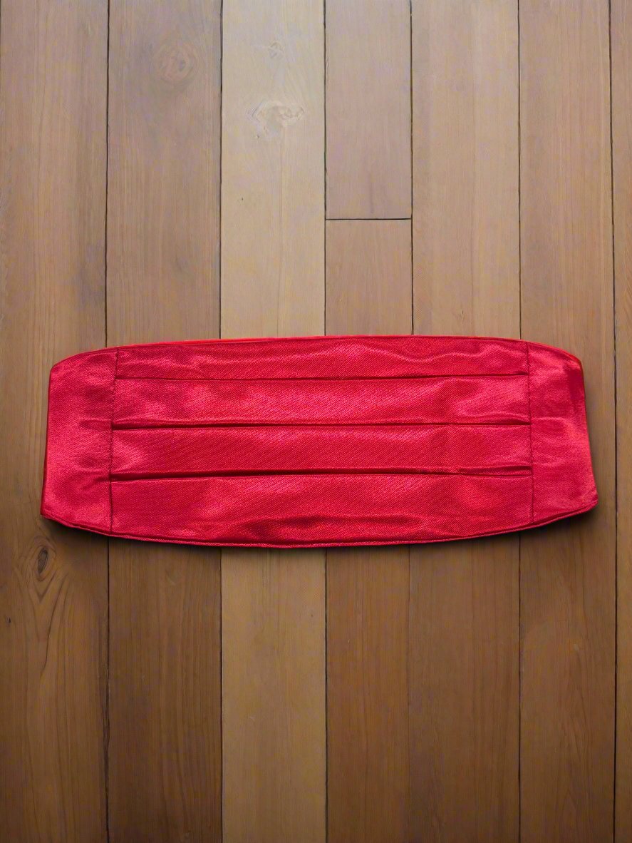 Boys Apple Red Cummerbund