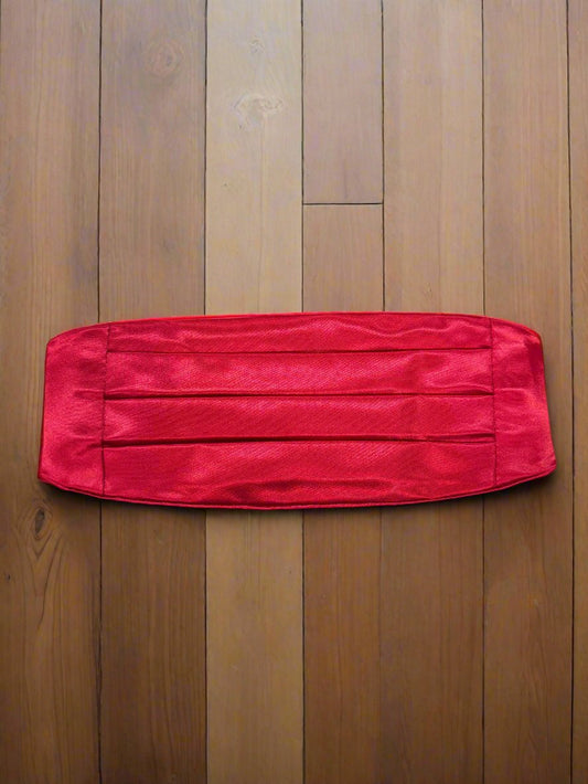 Boys Apple Red Cummerbund