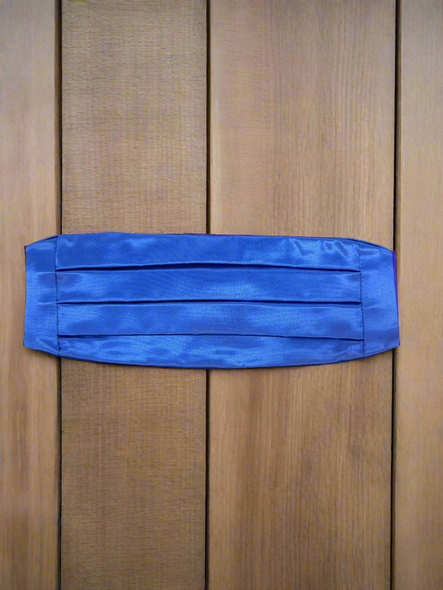 Boys Violet Blue Cummerbund