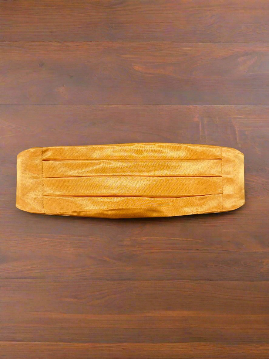 Boys Gold Cummerbund