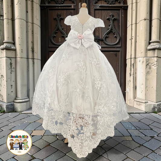 First Communion Dress-Virgin Mary-White (2359V)