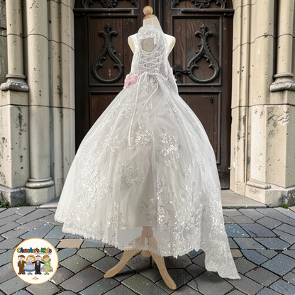 First Communion Dress-Virgin Mary-White (2359V)