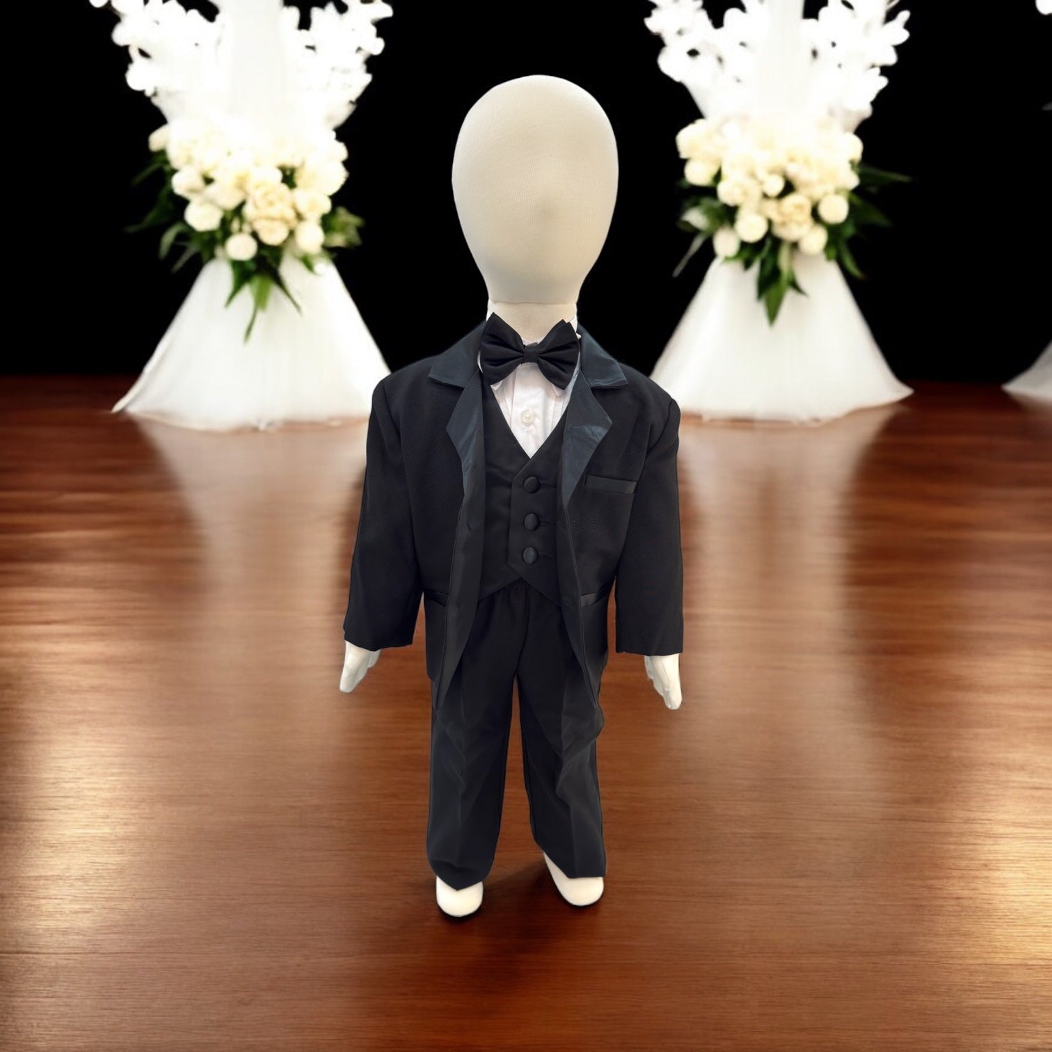 Boys Tuxedo-Black (BY010)-Boys-S-Chacho's Kids