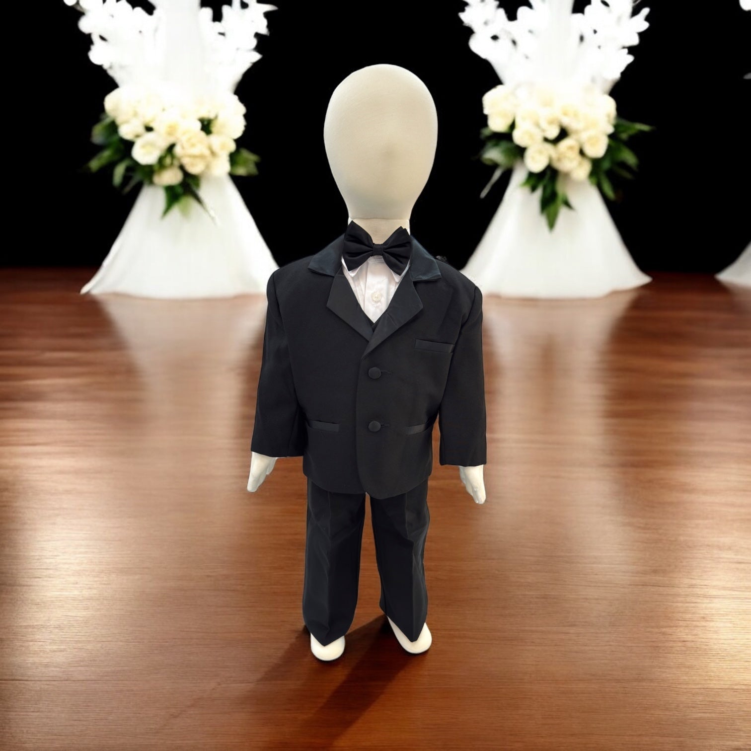 Boys Tuxedo-Black (BY010)-Boys-Chacho's Kids