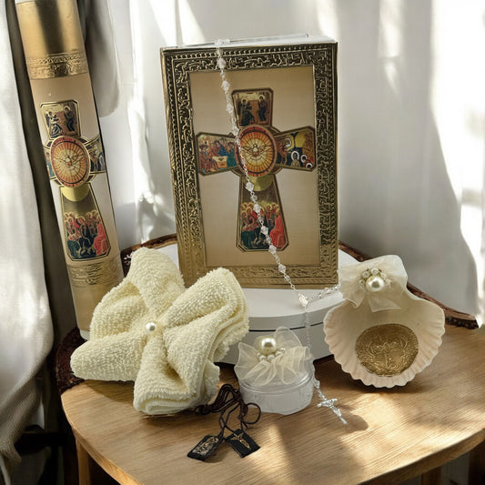 6 Piece Baptism Candle Set (Spanish)