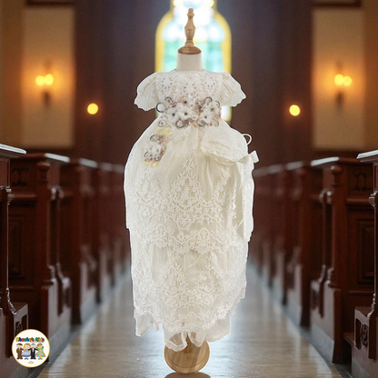 Girls Baptism Dress - (Liliana)