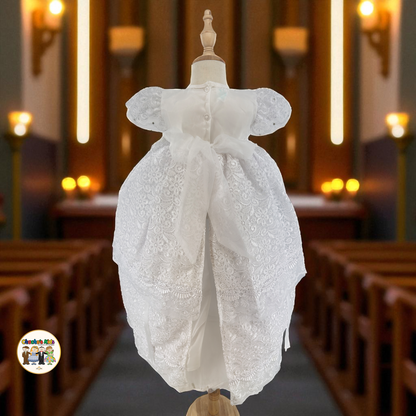 Girls Baptism Dress - (Luciana)