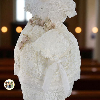 Girls Baptism Dress - (Luciana)