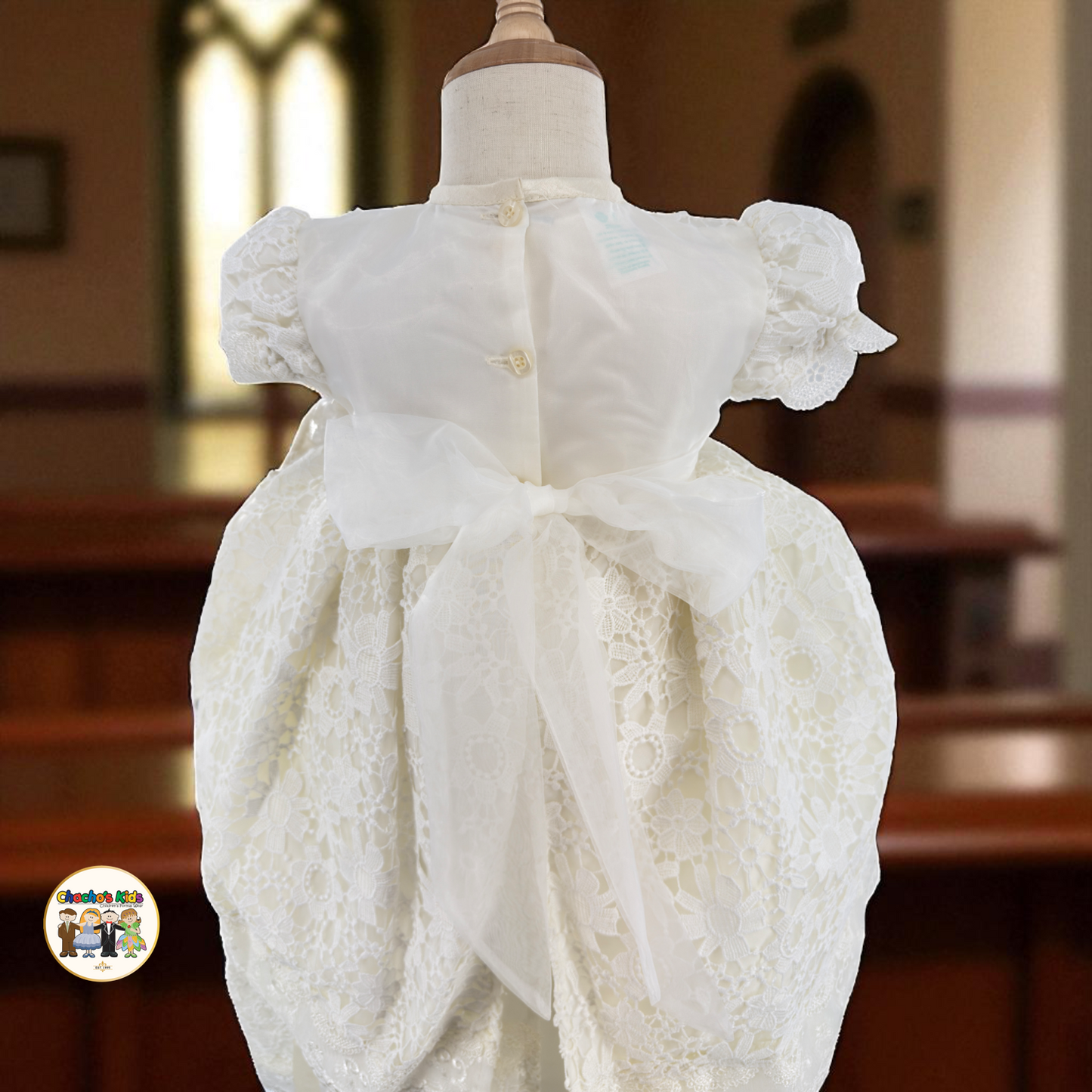 Girls Baptism Dress - (Luciana)