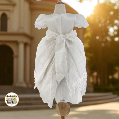Girls Baptism Dress - (Arely)