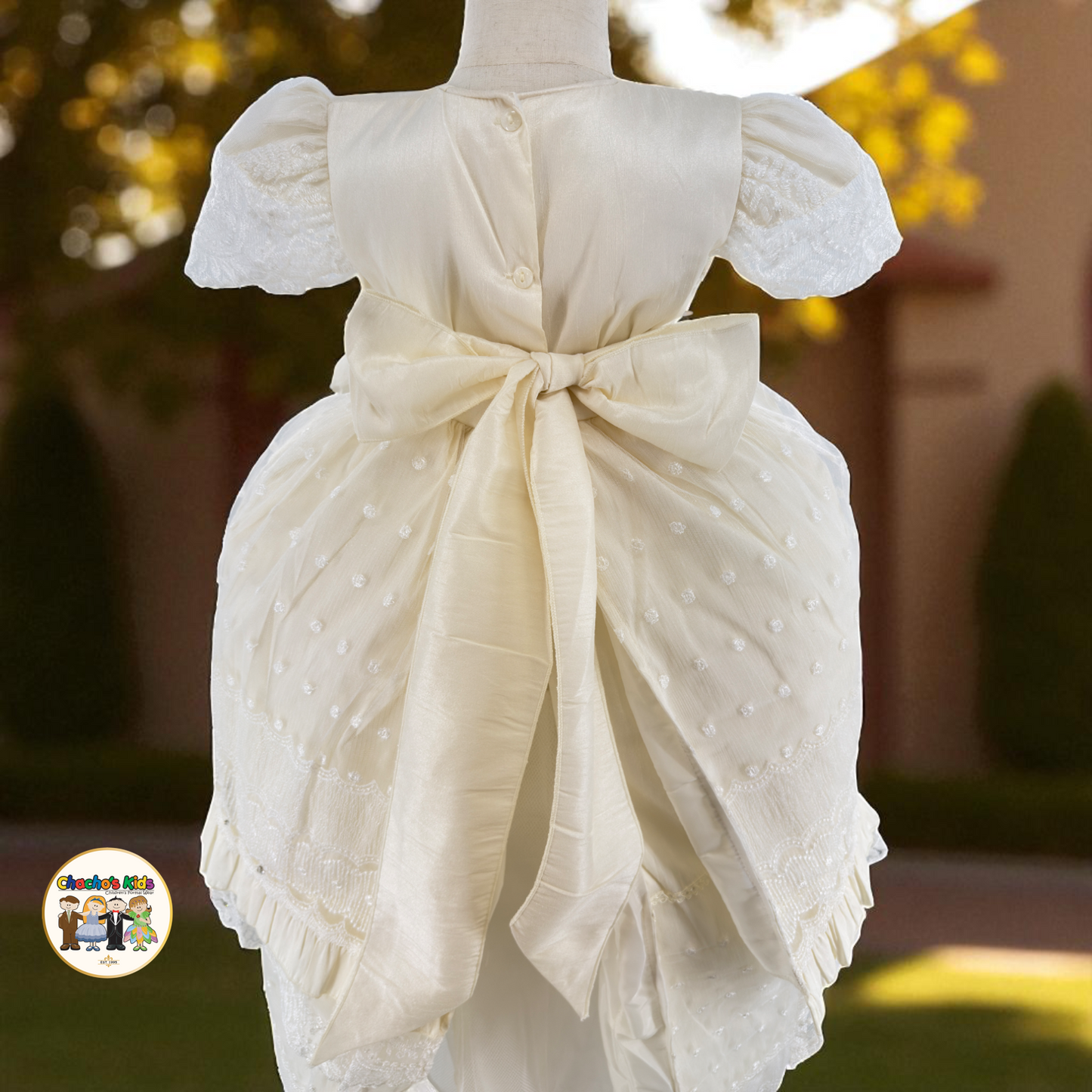 Girls Baptism Dress - (Arely)