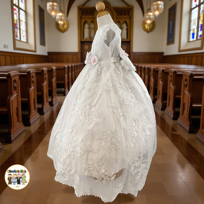 Girls Baptism Dress Virgin Mary (612)
