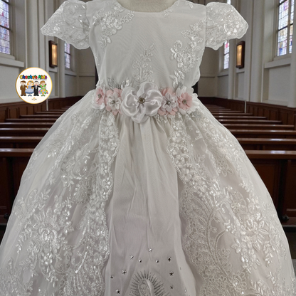 Girls Baptism Dress Virgin Mary (612)
