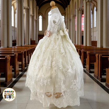 Girls Baptism Dress Virgin Mary (612)