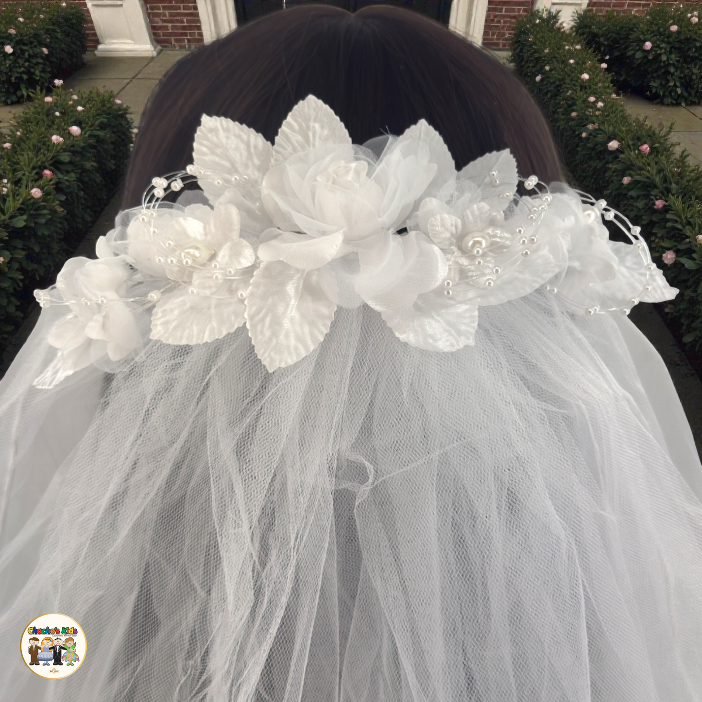 Communion Veils (VE-307 Pearl Bloom-White)